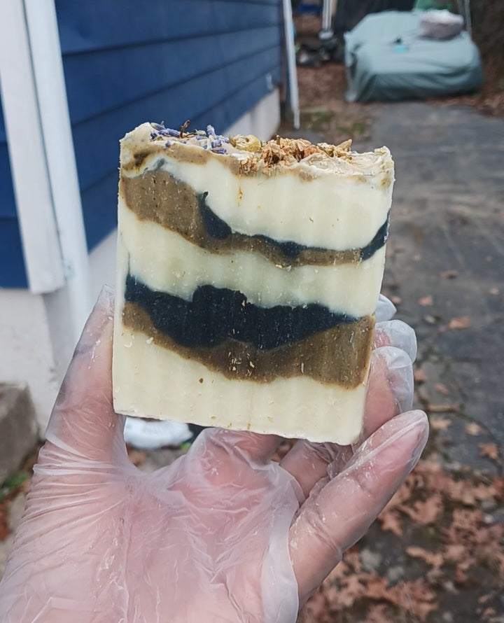 Charcoal soap